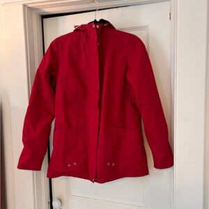 Red Hooded Jacket
